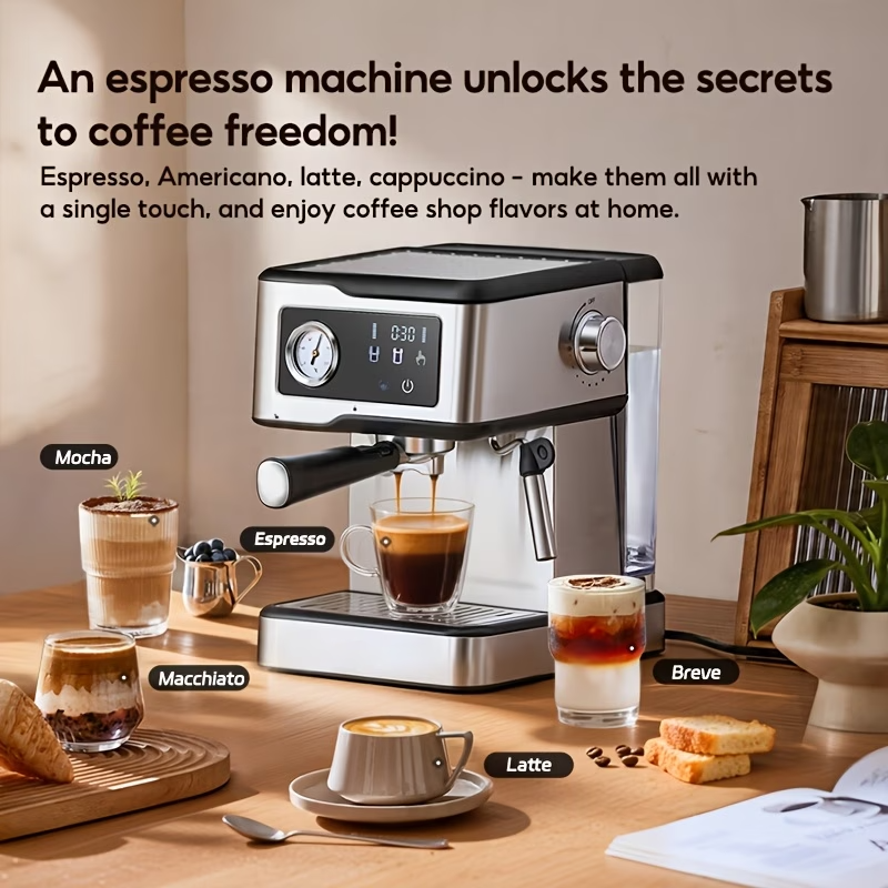 Espressomaschine, Kaffeemaschine 20 Bar Hochdruck