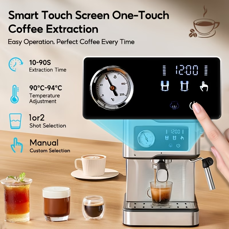 Espressomaschine, Kaffeemaschine 20 Bar Hochdruck